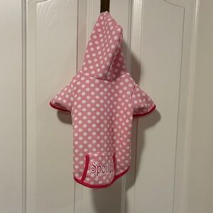 Pink dog sweater